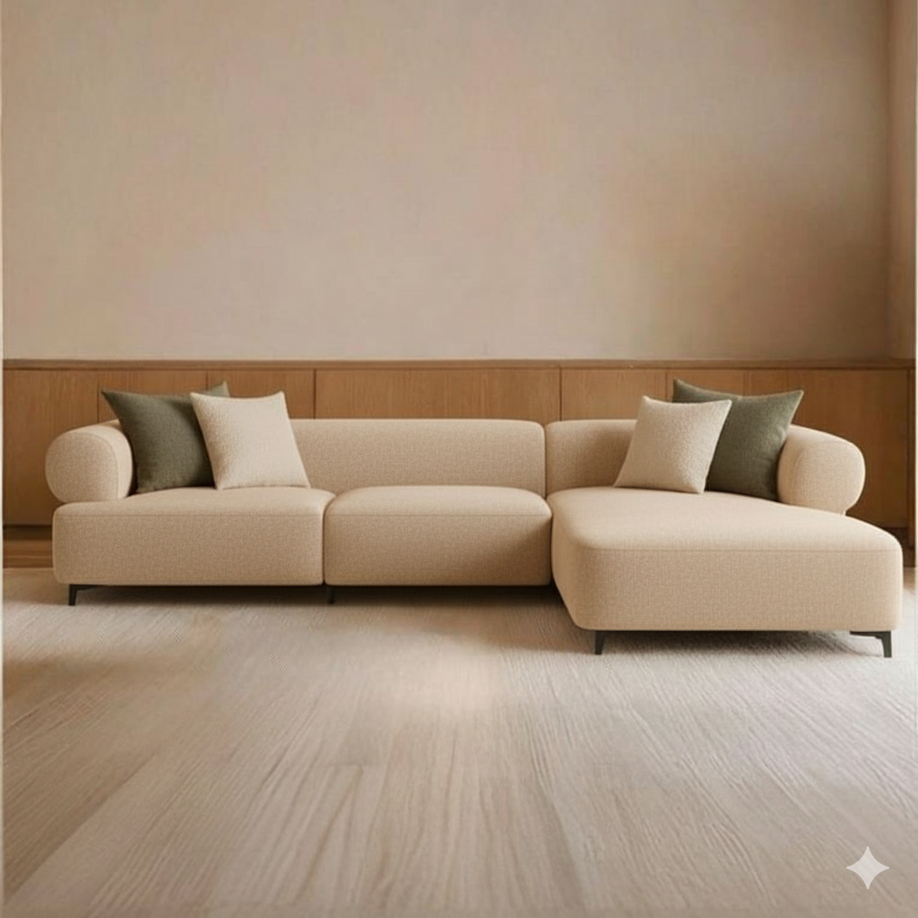 Seccional Nuvia Derecho – Beige Claro